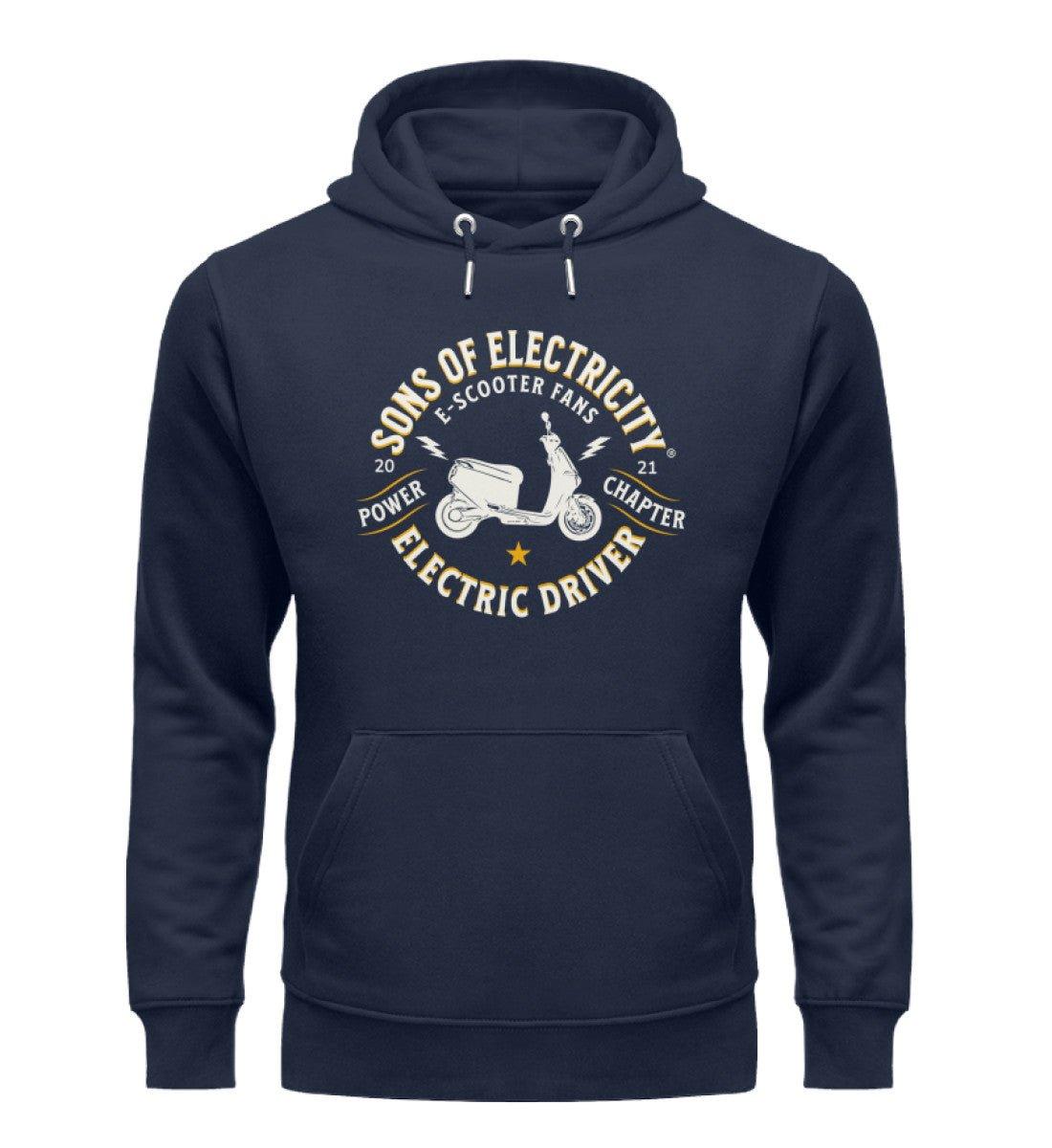 Bio Premium E-Motorroller Hoodie: SONS OF ELECTRICITY