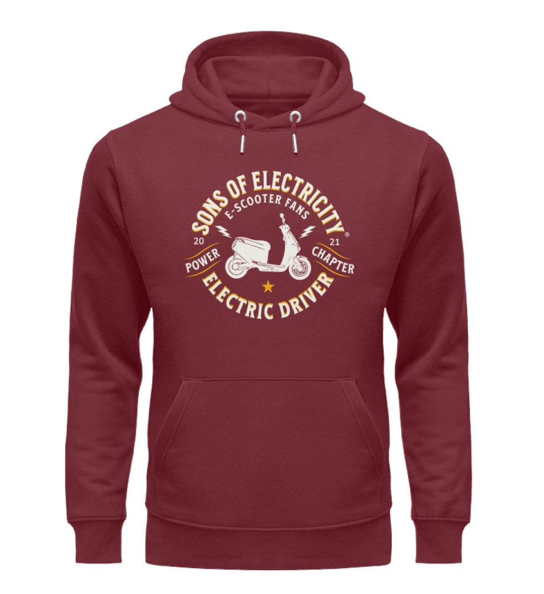 Bio Premium E-Motorroller Hoodie: SONS OF ELECTRICITY