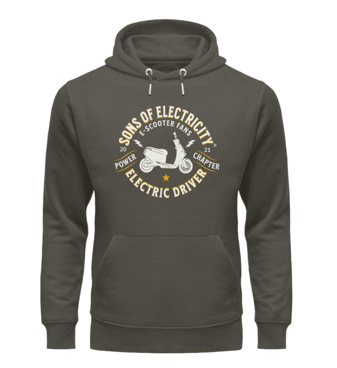 Bio Premium E-Motorroller Hoodie: SONS OF ELECTRICITY