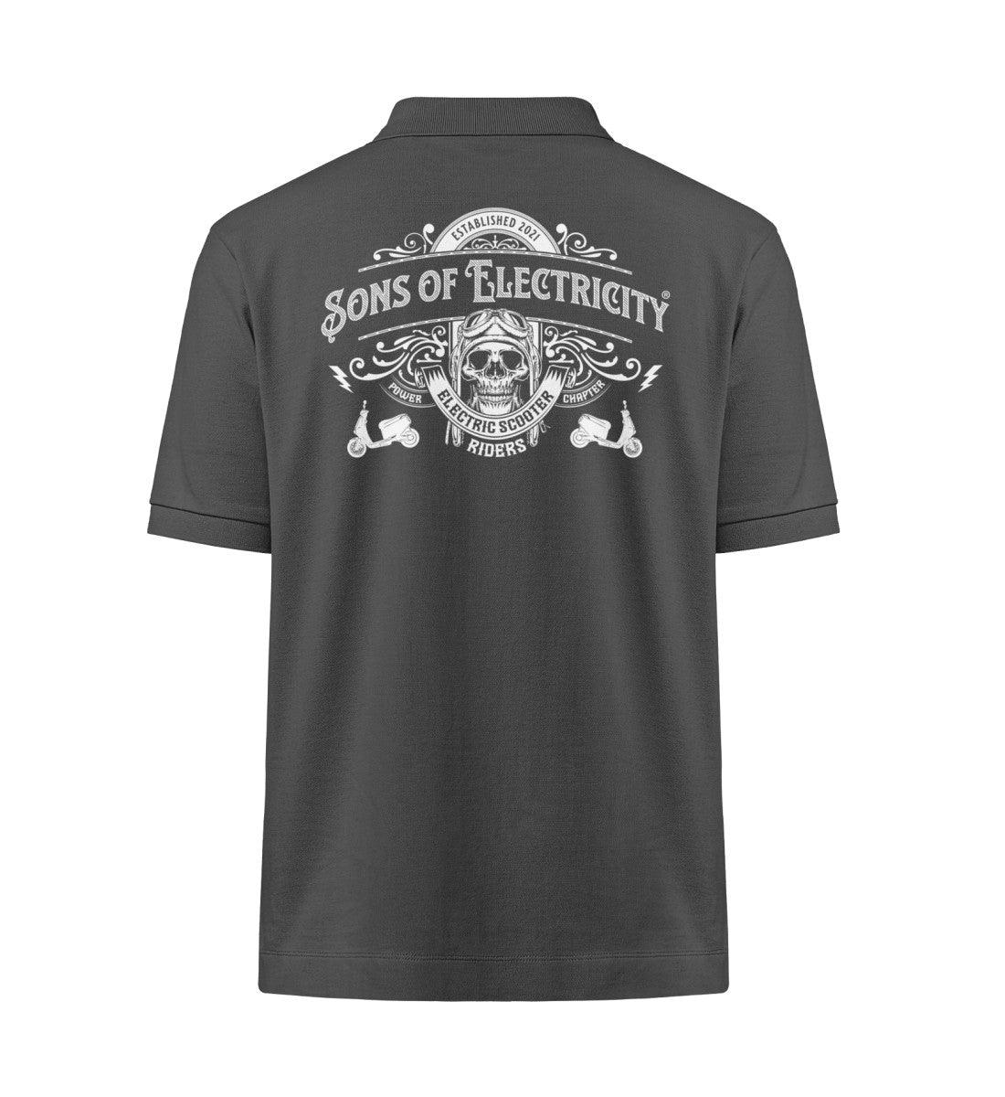 Bio Premium E-Motorroller Polo-Shirt: Electric Scooter