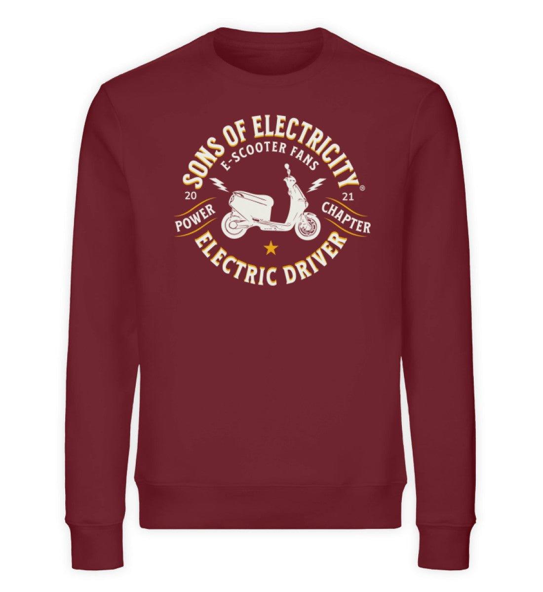 Bio Premium E-Motorroller Sweatshirt: SONS OF ELECTRICITY