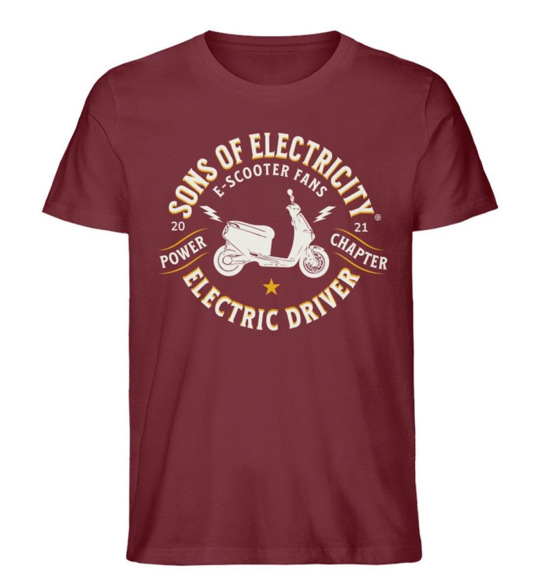Bio Premium E-Motorroller T-Shirt: SONS OF ELECTRICITY