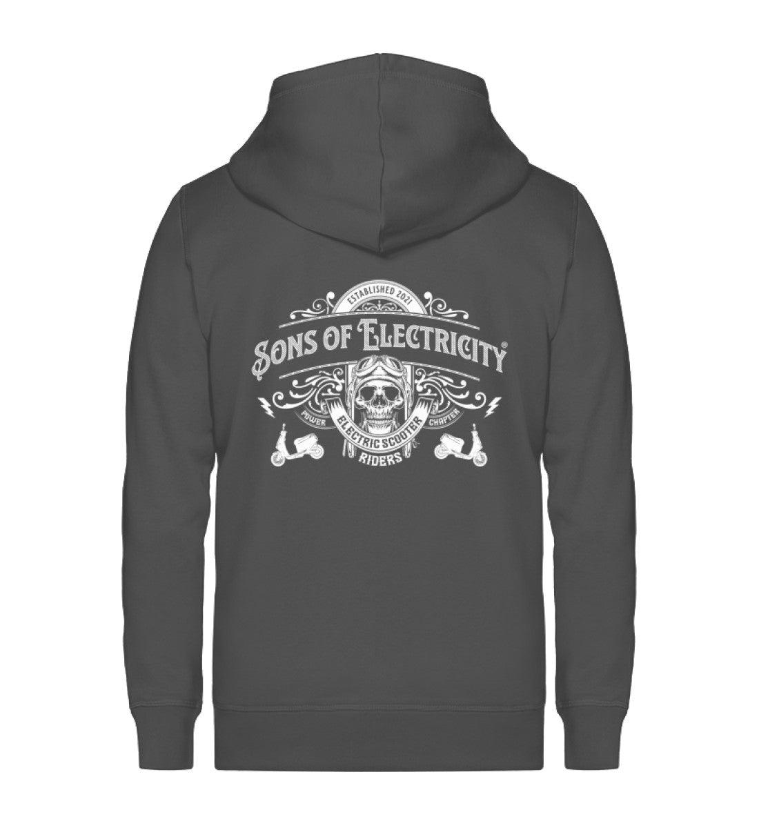 Bio Premium E-Motorroller Zipper Jacke: Electric Scooter