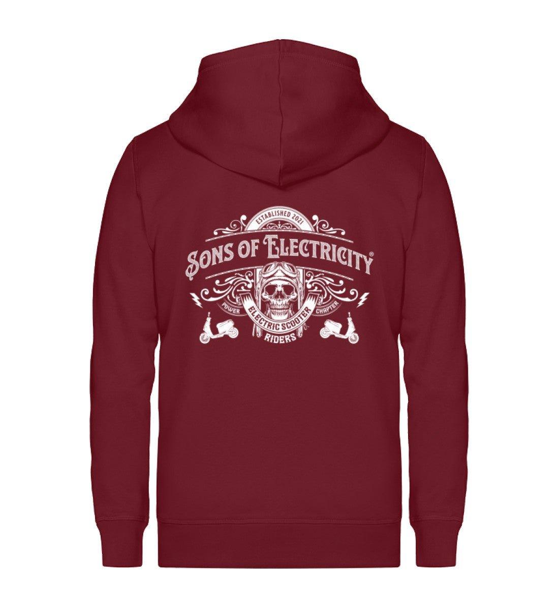 Bio Premium E-Motorroller Zipper Jacke: Electric Scooter