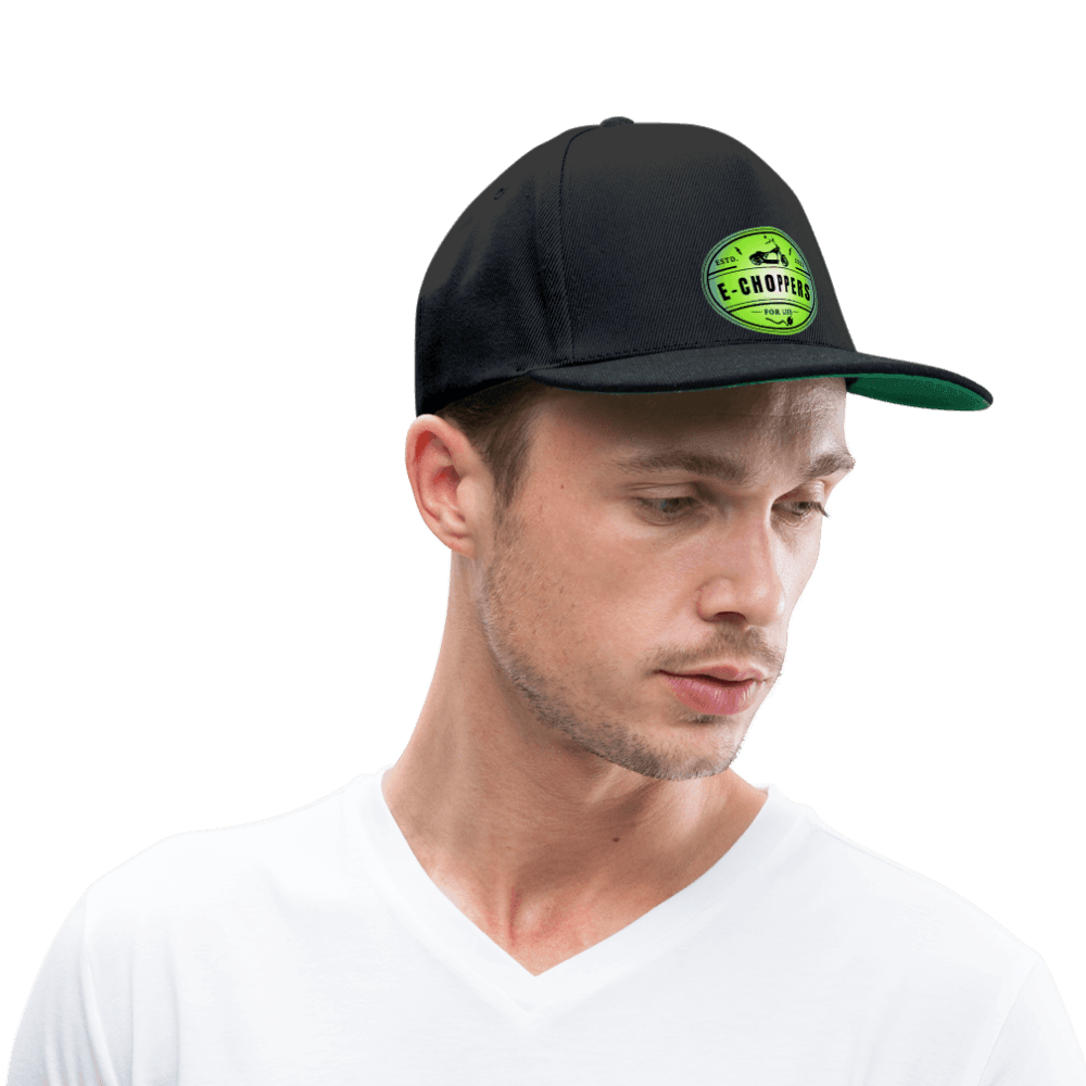 Cool und lässig: Die E-Chopper Snapback Cap mit E-CHOPPERS