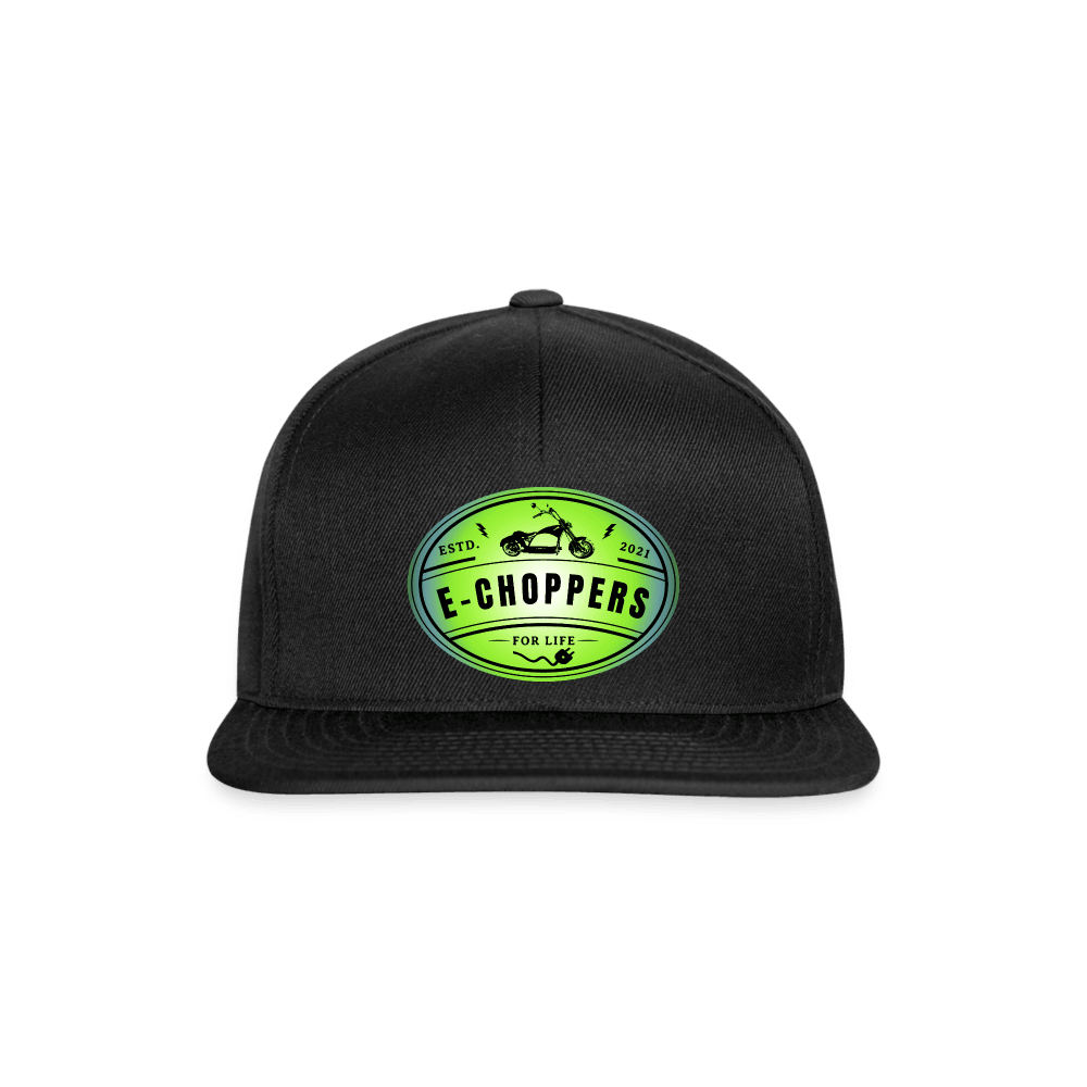 Cool und lässig: Die E-Chopper Snapback Cap mit E-CHOPPERS