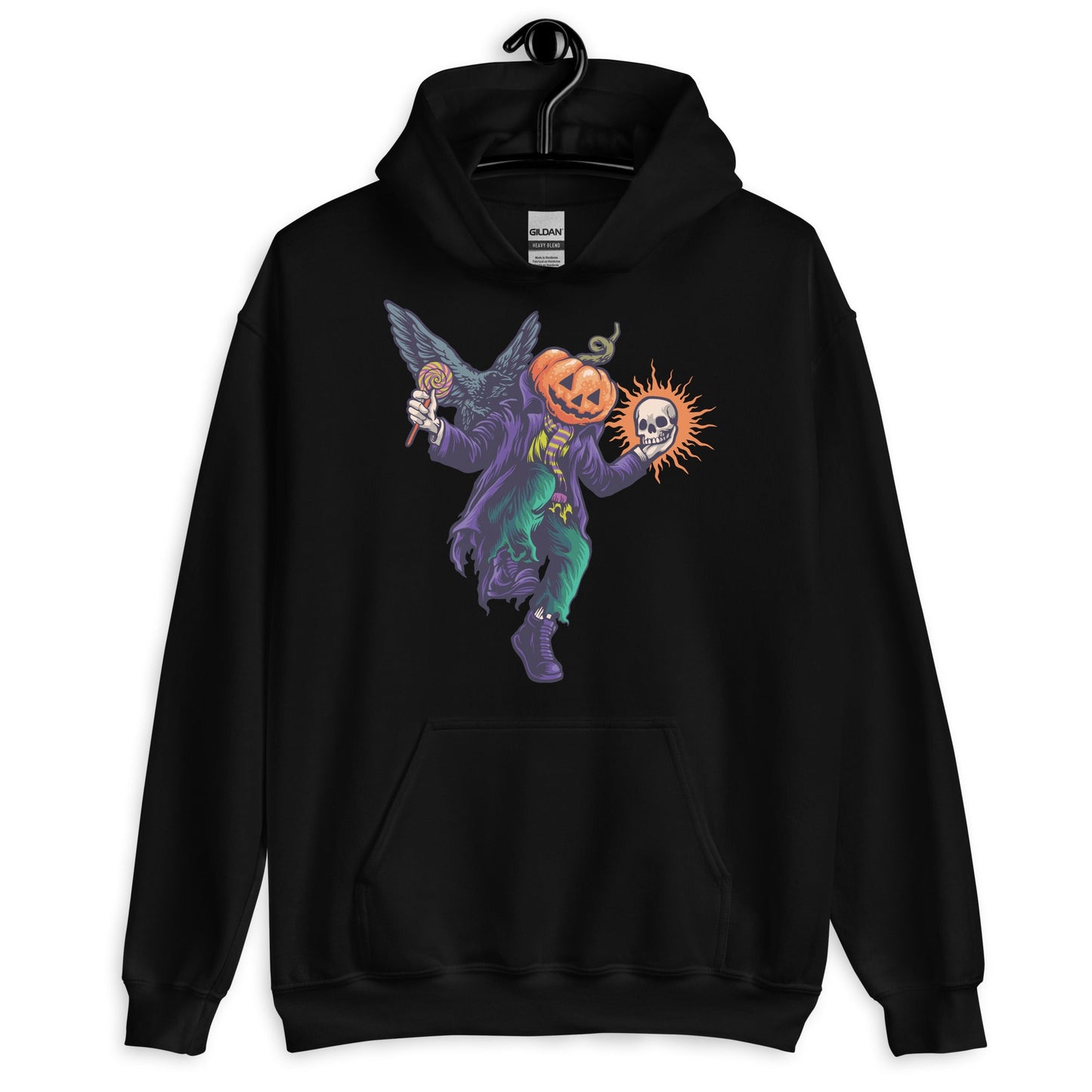 Creepy Ville -Dancing Pumpkin - – Premium Unisex Hoodie