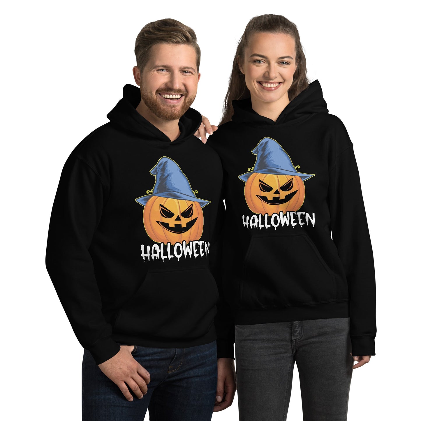 Creepy Ville - Halloween Kürbis – Premium Unisex Hoodie -