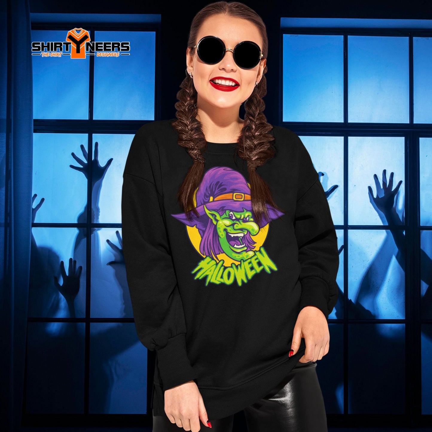 Creepy Ville - Halloween Scary Lady Hexe – essentielles