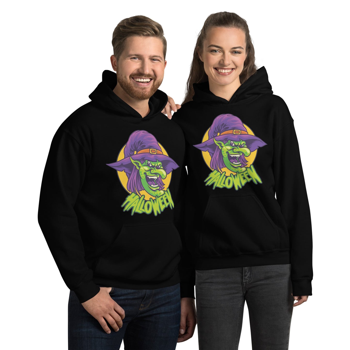 Creepy Ville - Halloween Scary Lady Hexe – Premium Unisex