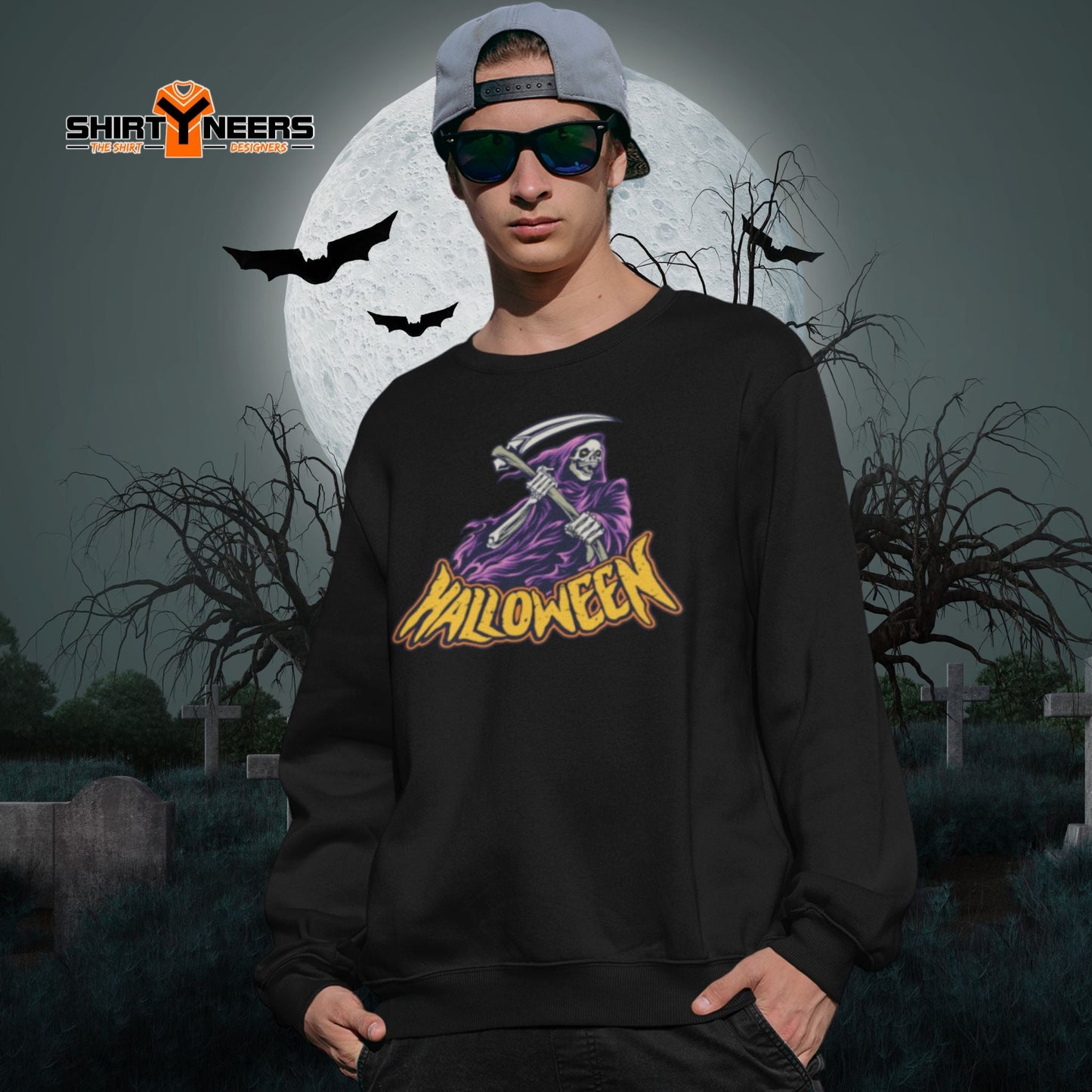 Creepy Ville - Halloween Skull Grim Reaper – essentielles