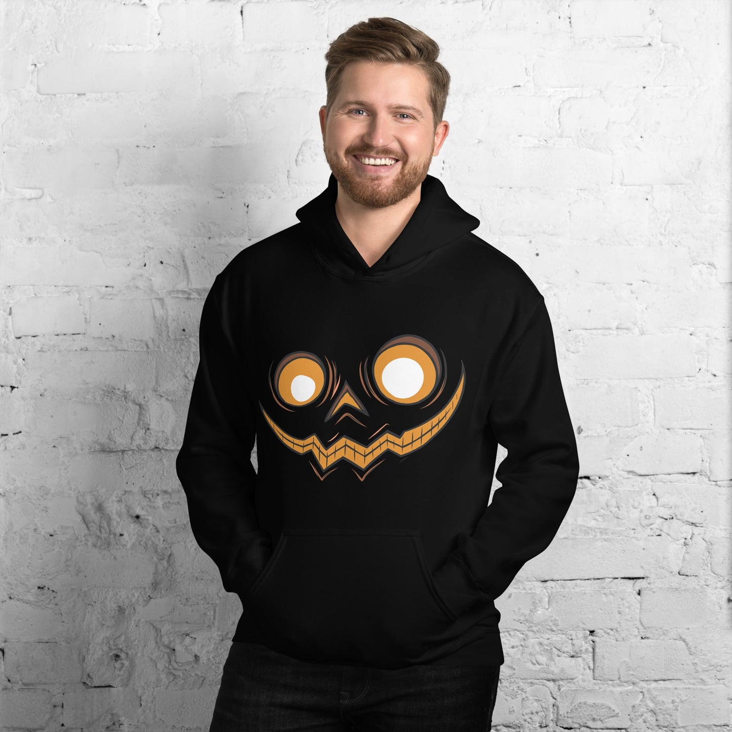 Creepy Ville - Kürbis Gesicht – Premium Unisex Hoodie