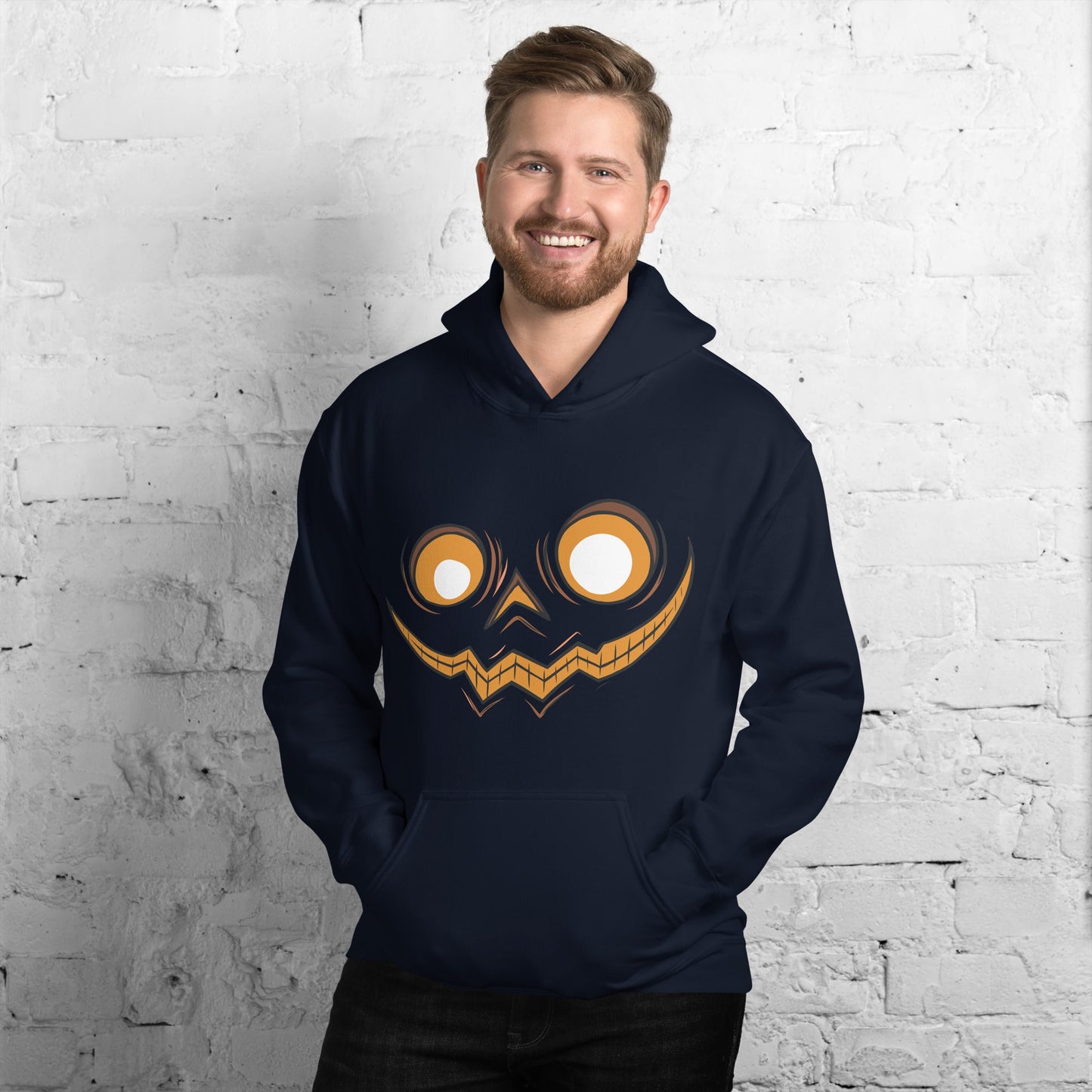 Creepy Ville - Kürbis Gesicht – Premium Unisex Hoodie