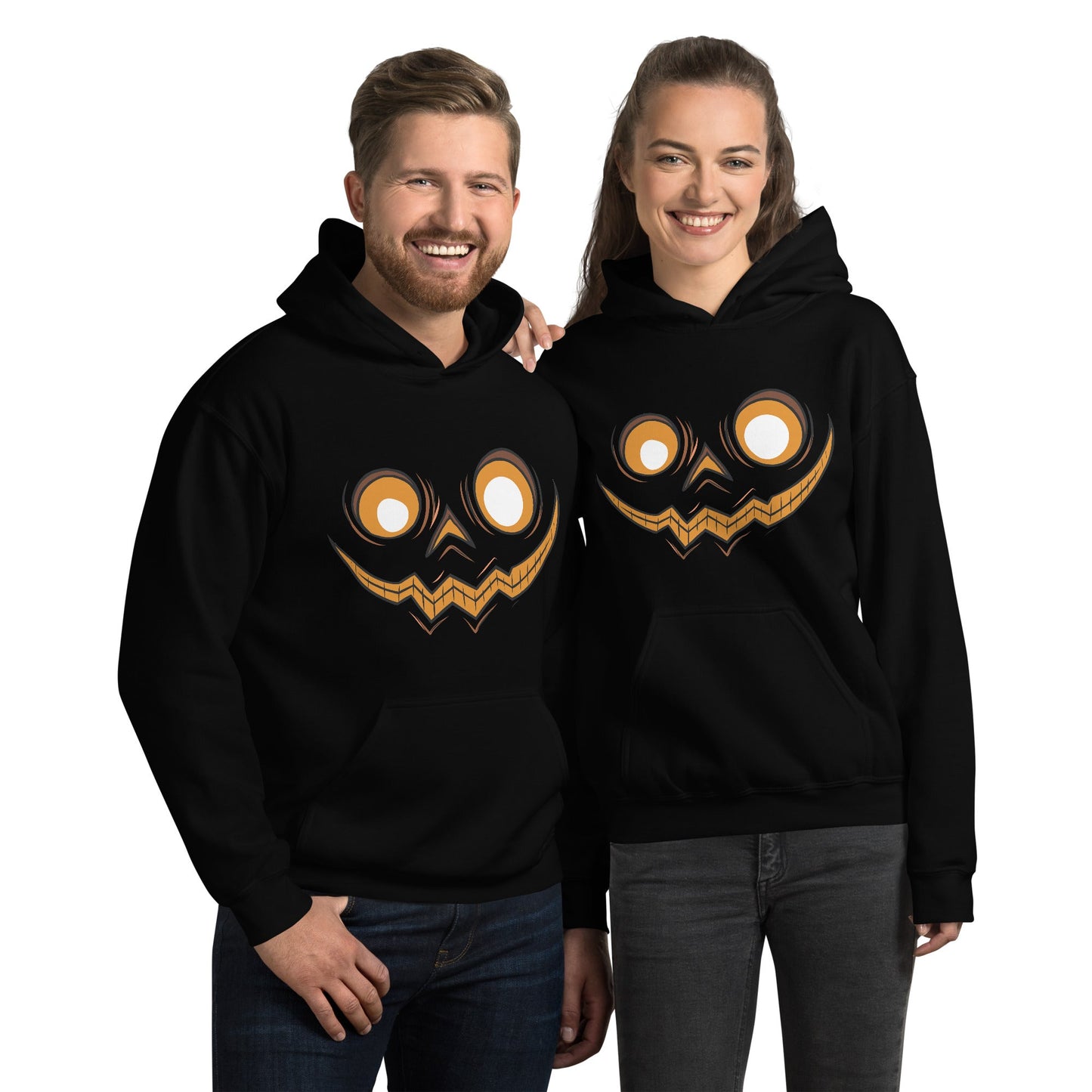 Creepy Ville - Kürbis Gesicht – Premium Unisex Hoodie