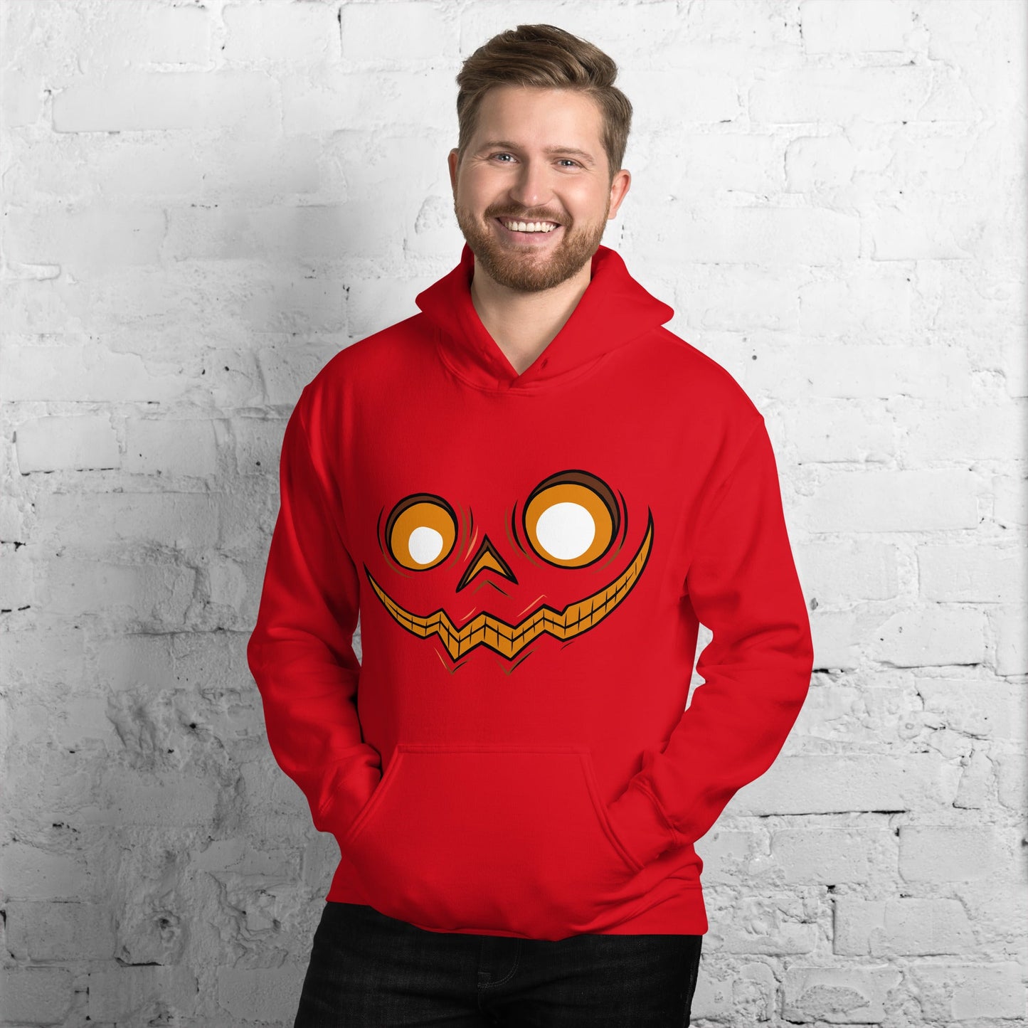Creepy Ville - Kürbis Gesicht – Premium Unisex Hoodie