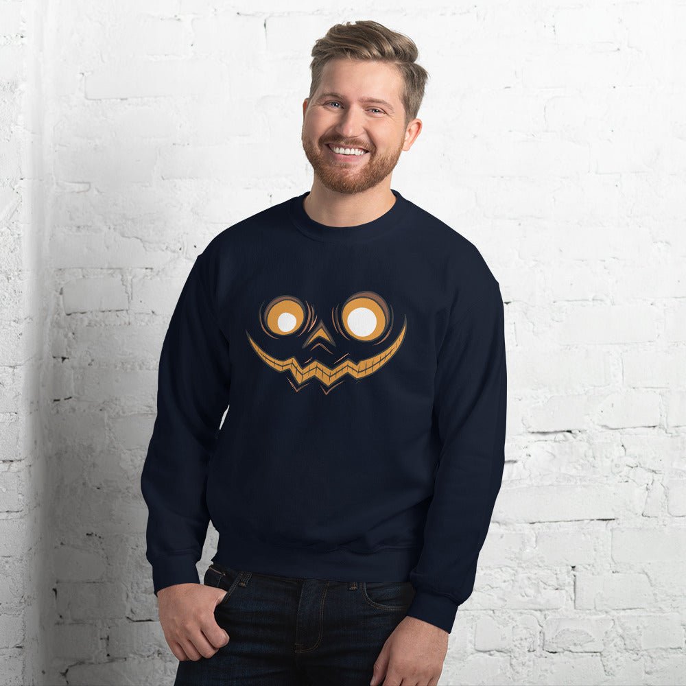 Creepy Ville - Kürbis Gesicht – Premium Unisex Sweatshirt