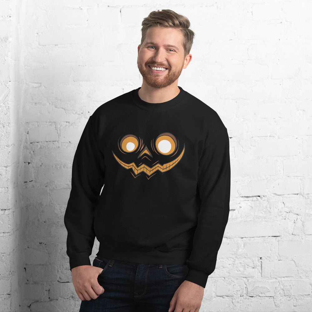 Creepy Ville - Kürbis Gesicht – Premium Unisex Sweatshirt