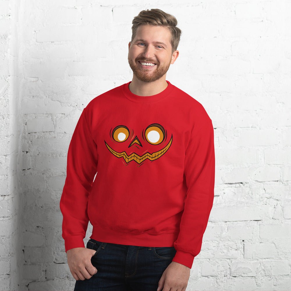 Creepy Ville - Kürbis Gesicht – Premium Unisex Sweatshirt