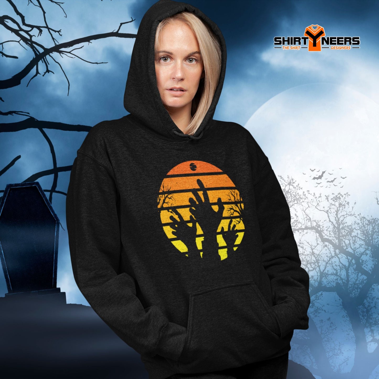 Creepy Ville - Retro Nightmare Silhouette – Premium Unisex