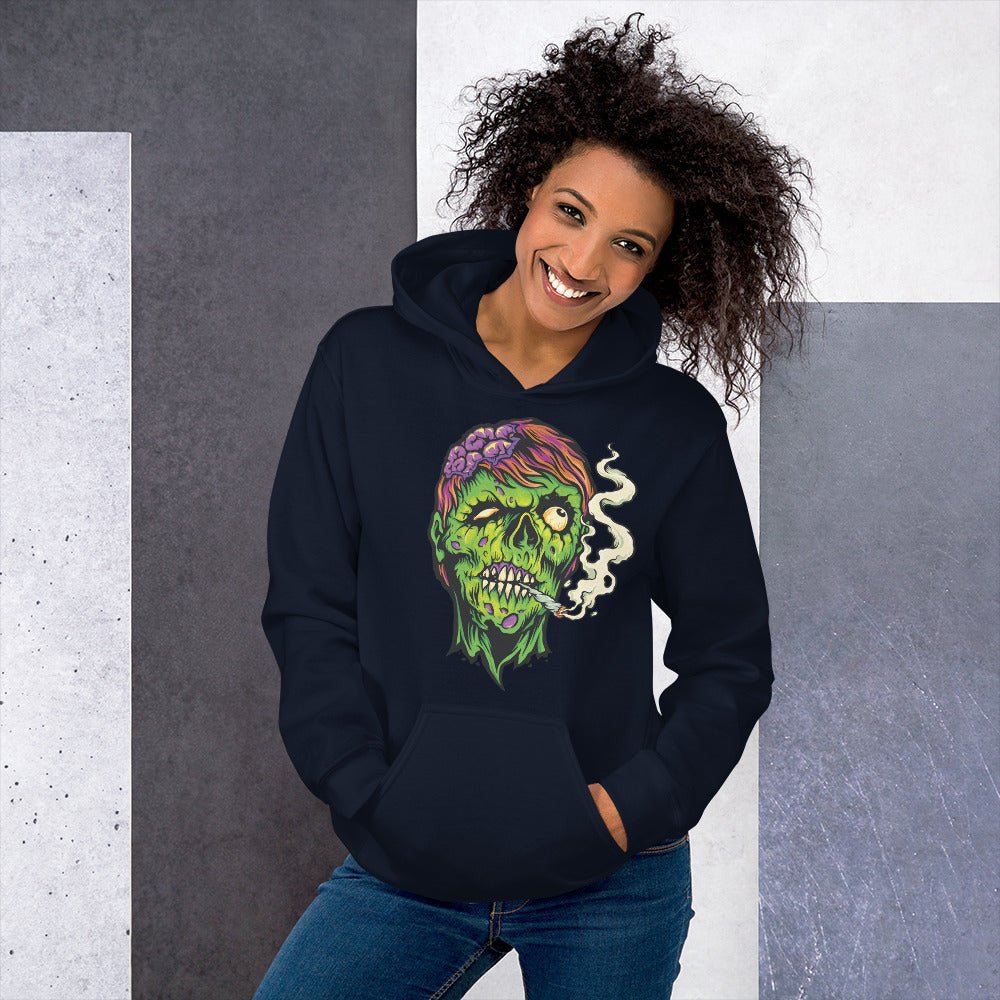 Creepy Ville - Smoking Zombie – Premium Unisex Hoodie