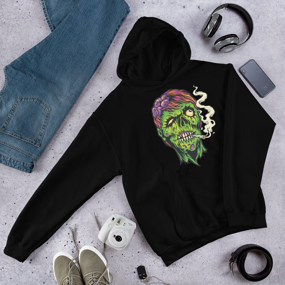 Creepy Ville - Smoking Zombie – Premium Unisex Hoodie