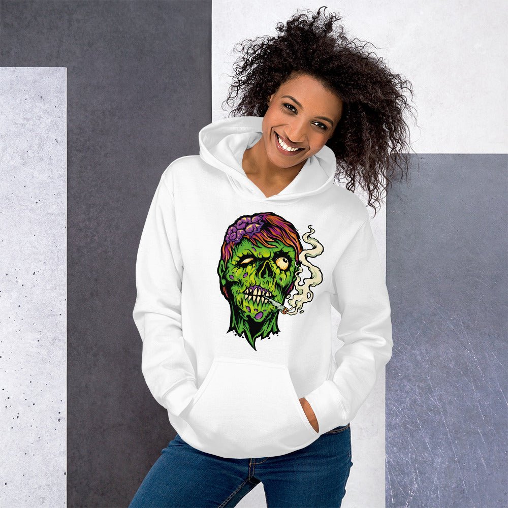 Creepy Ville - Smoking Zombie – Premium Unisex Hoodie