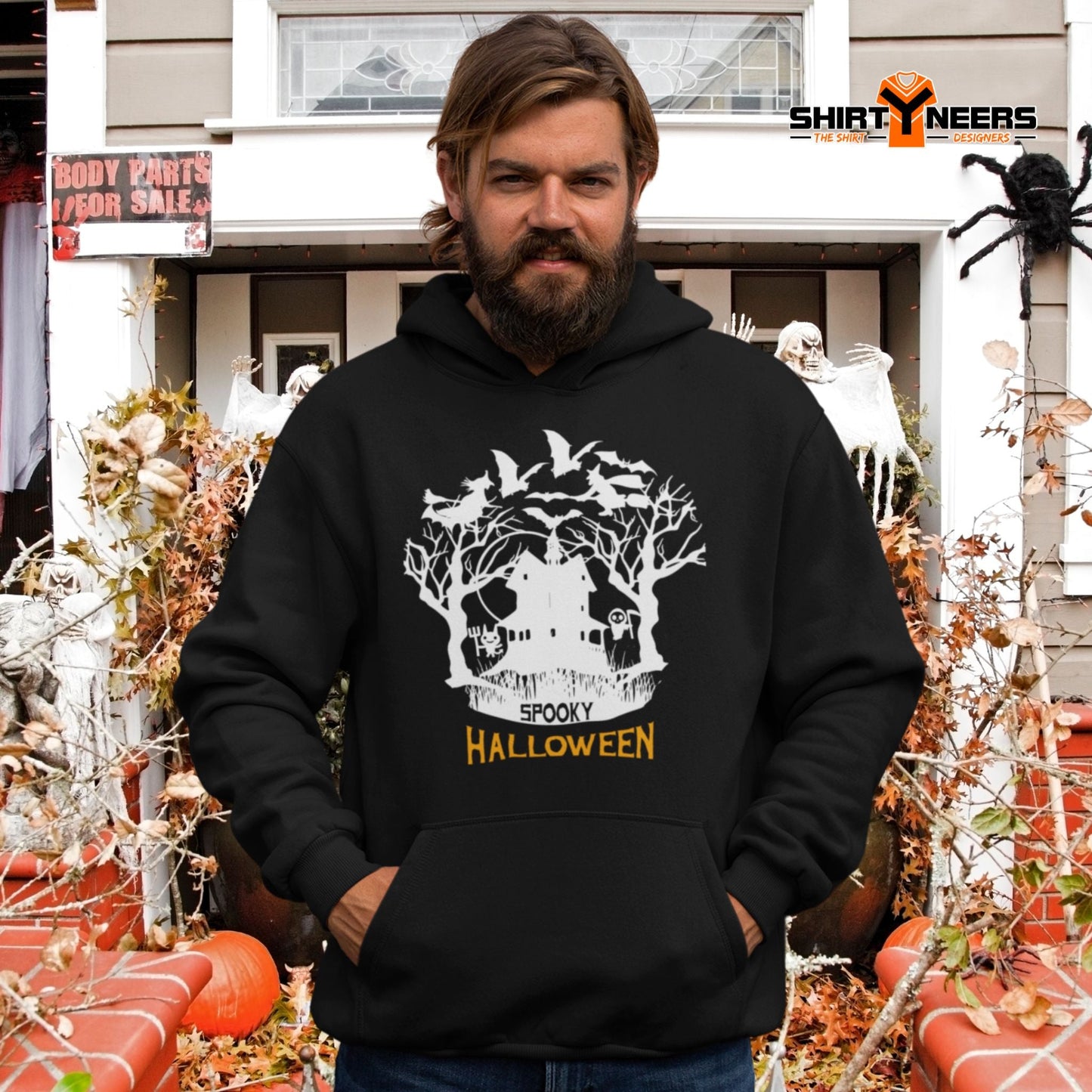 Creepy Ville - Spooky Halloween – Premium Unisex Hoodie