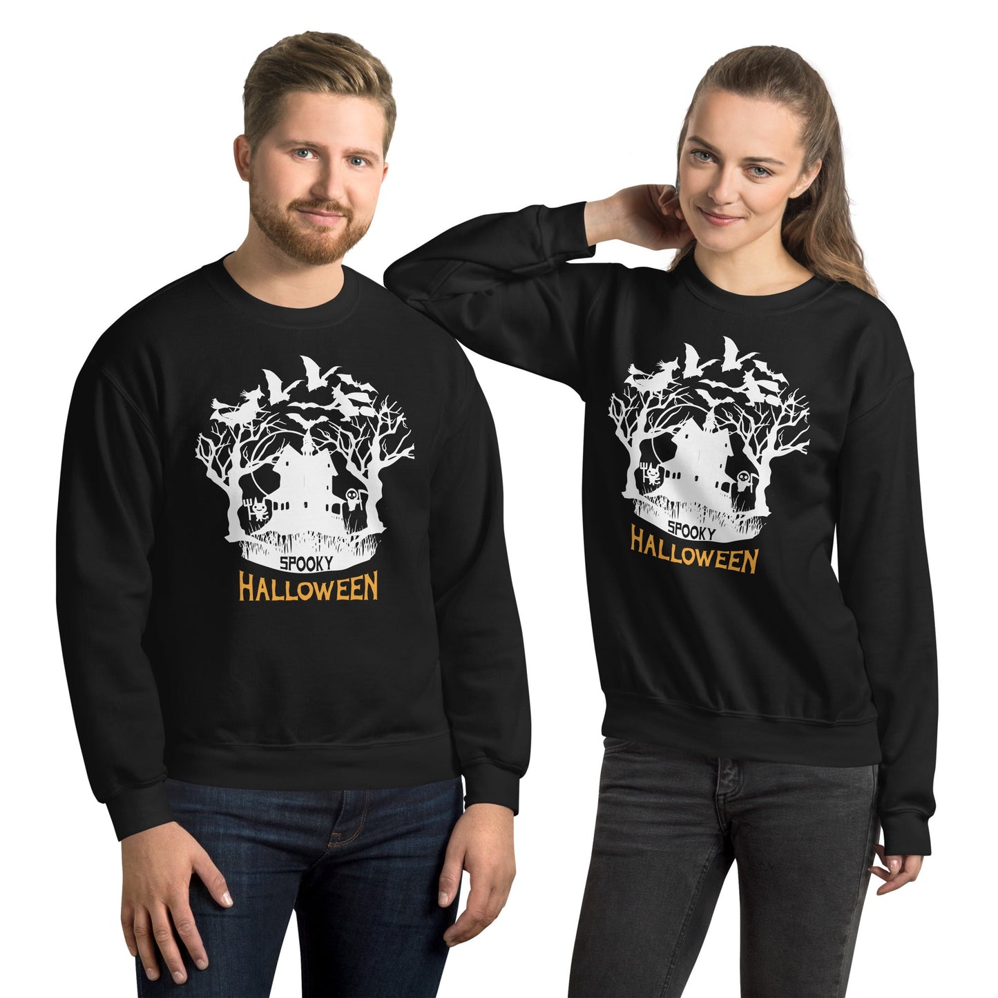 Creepy Ville - Spooky Halloween – Premium Unisex Sweatshirt