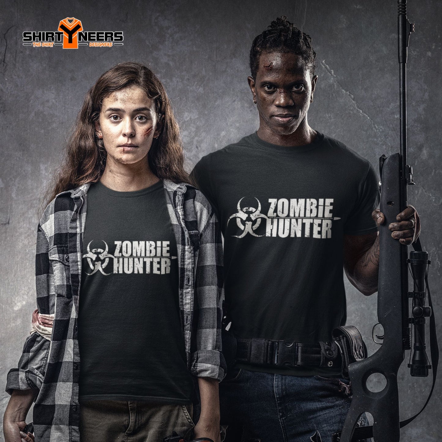 Creepy Ville - Zombie Hunter - essentielles Premium Unisex