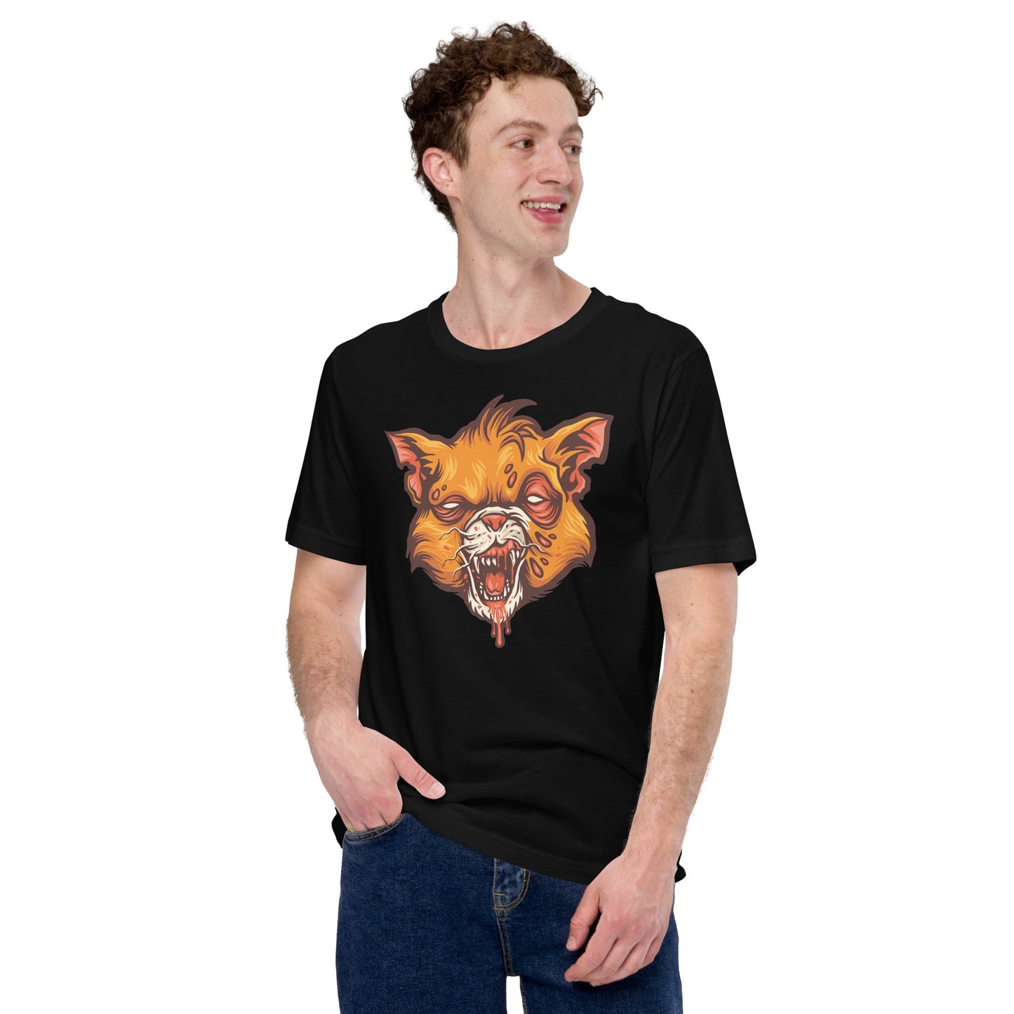 Creepy Ville - Zombie Katze - essentielles Premium Unisex