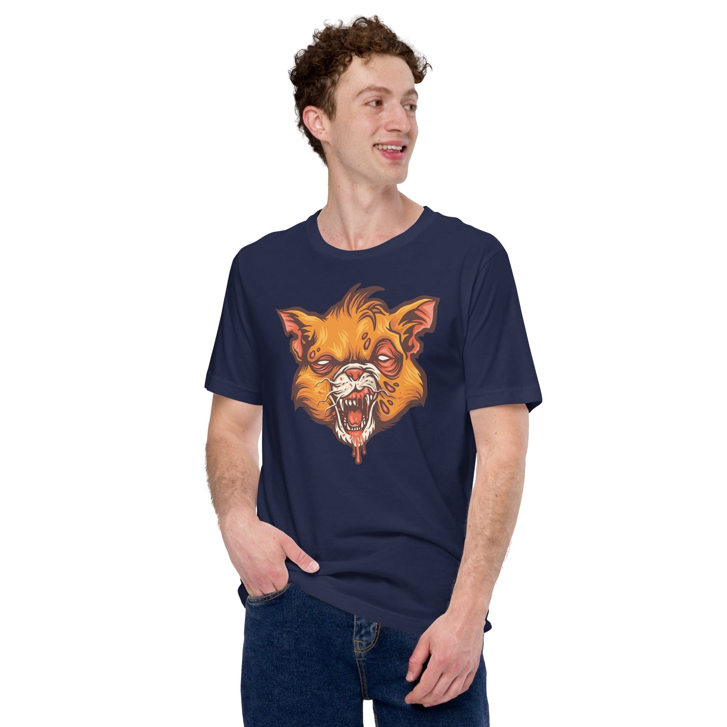 Creepy Ville - Zombie Katze - essentielles Premium Unisex