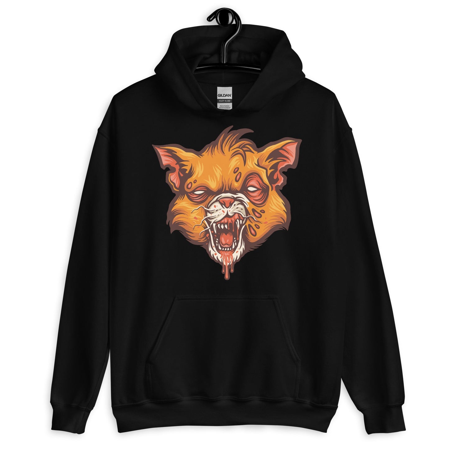 Creepy Ville - Zombie Katze – Premium Unisex Hoodie
