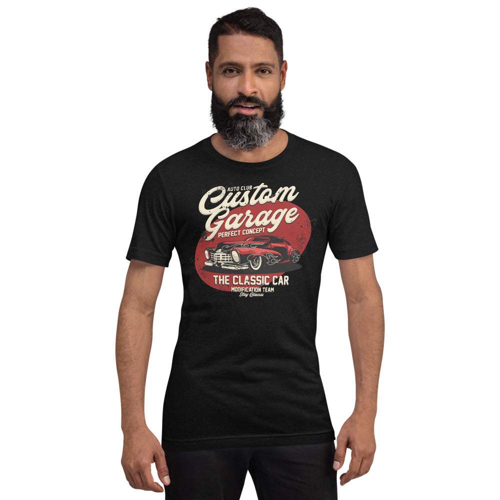 Custom Garage Concept Car Retro - Kurzarm Unisex Premium