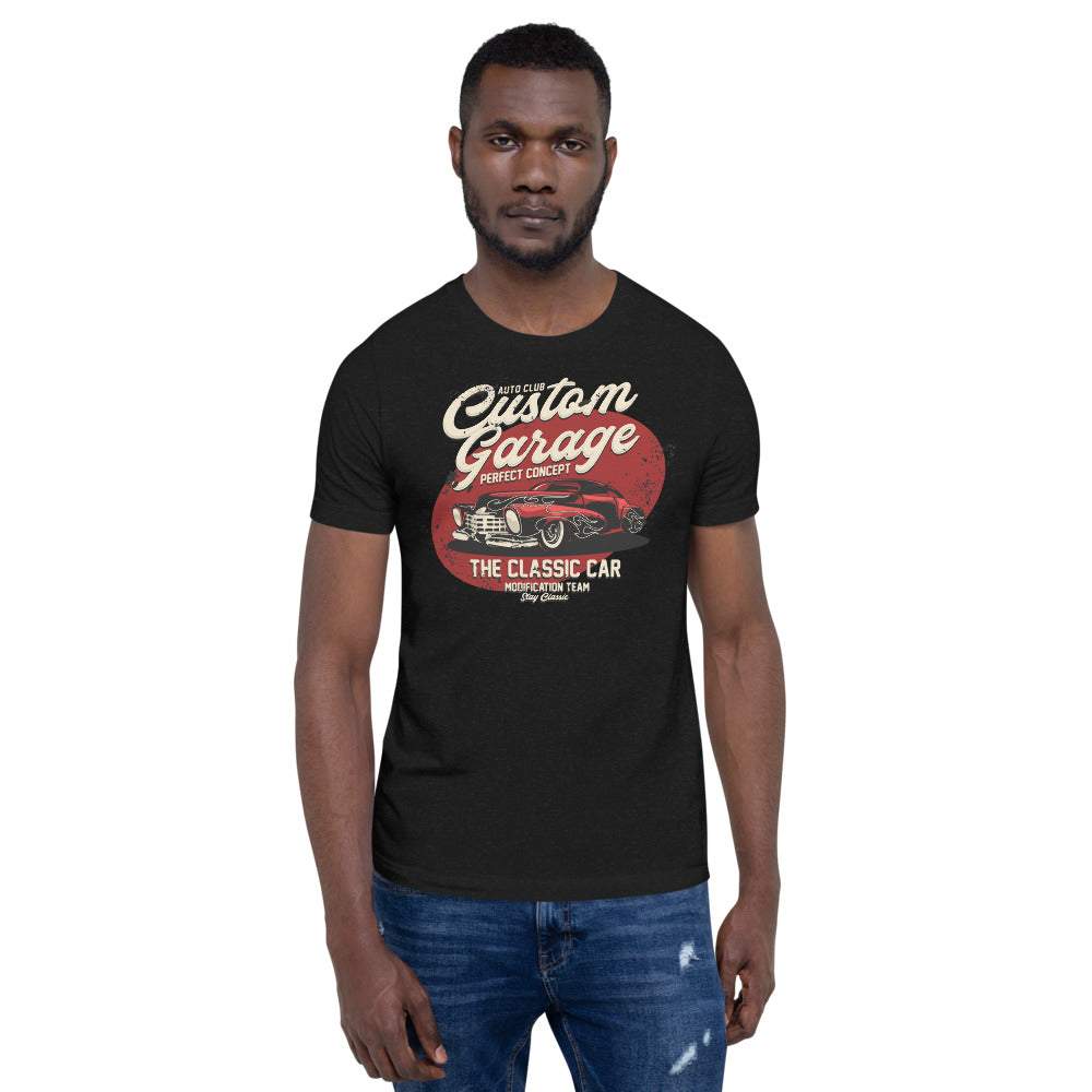 Custom Garage Concept Car Retro - Kurzarm Unisex Premium