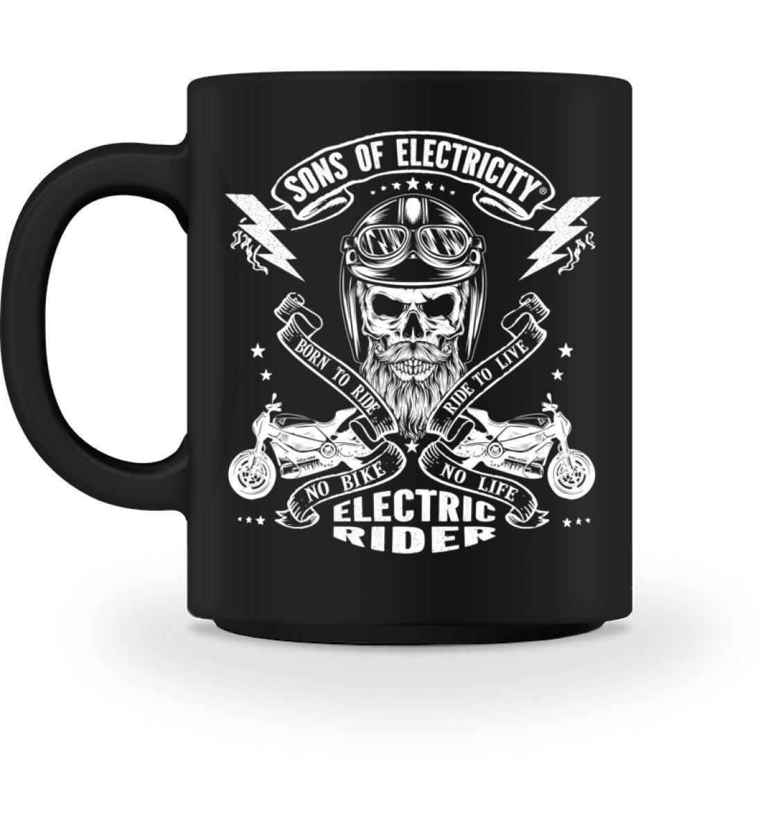 E-Motorrad Tasse: SONS OF ELECTRICITY- Electric Rider -