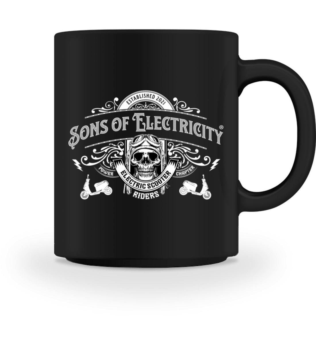 E-Motorroller Tasse: Electric Scooter Riders - Black / M -