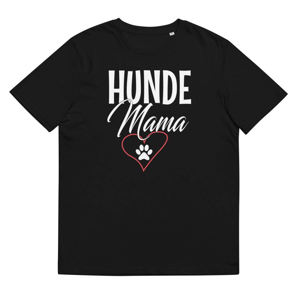 Hunde Mama - Damen Kurzarm T-Shirt mit Aufdruck 100% Bio