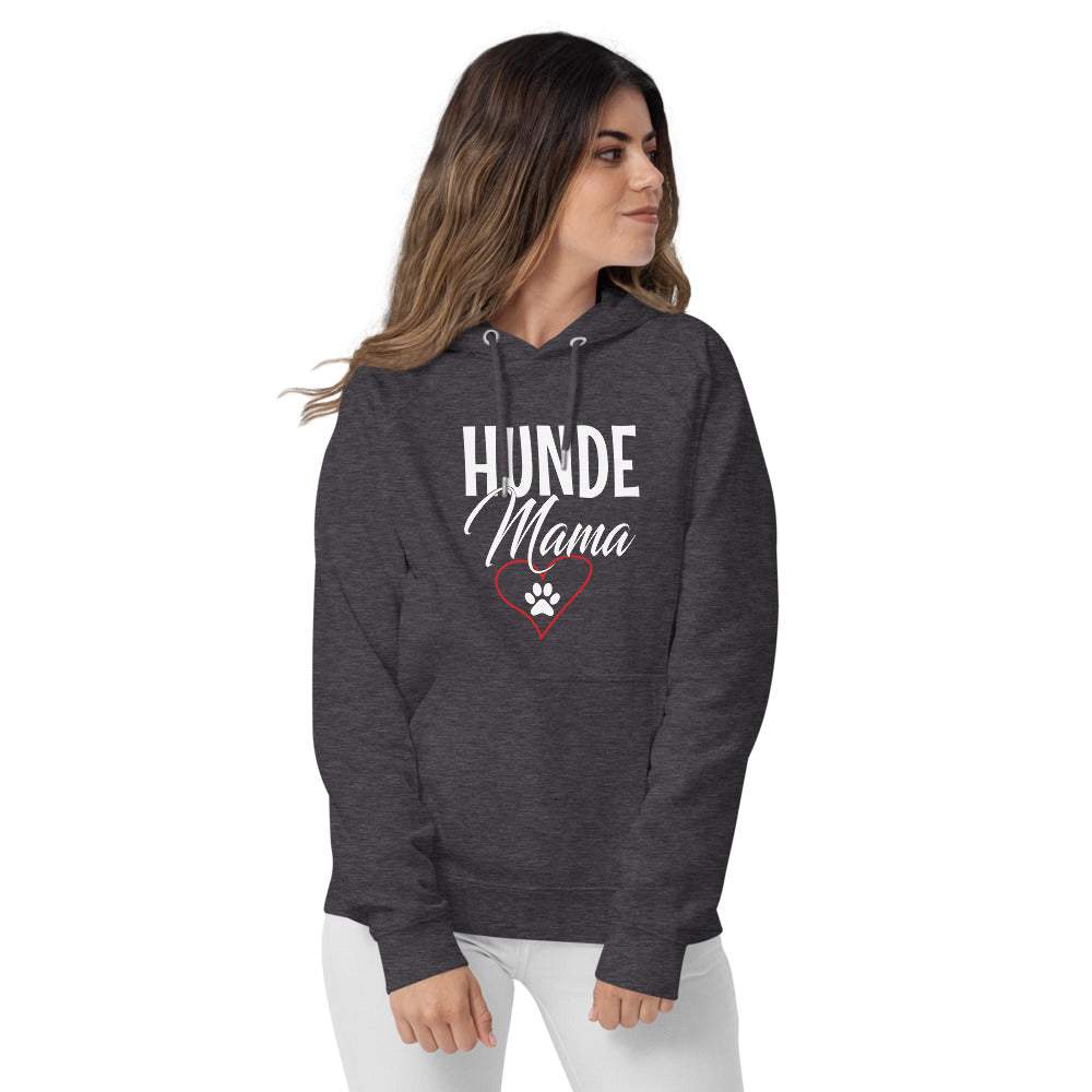 Hunde Mama - Damen Premium Bio Hoodie Kapuzenpullover