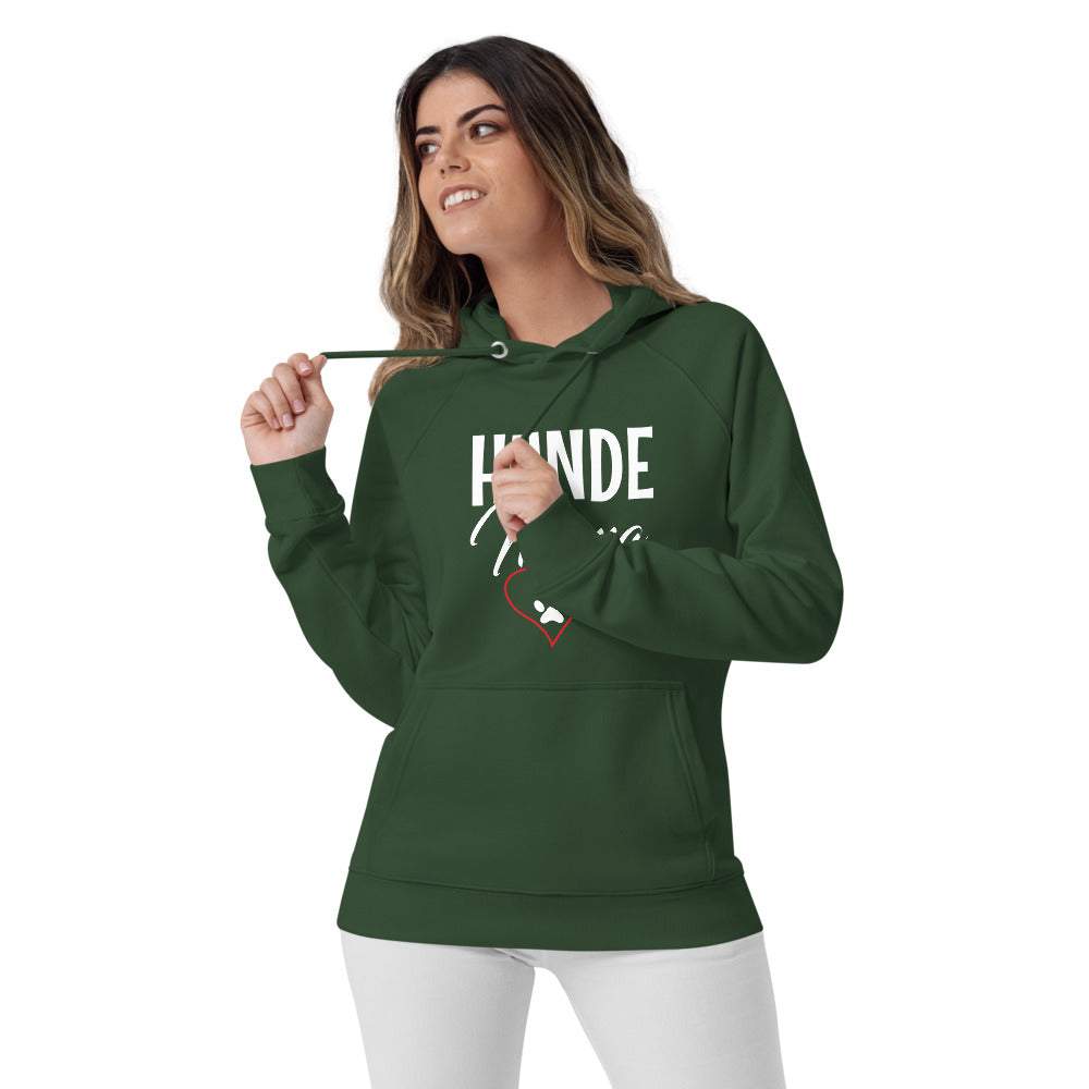 Hunde Mama - Damen Premium Bio Hoodie Kapuzenpullover
