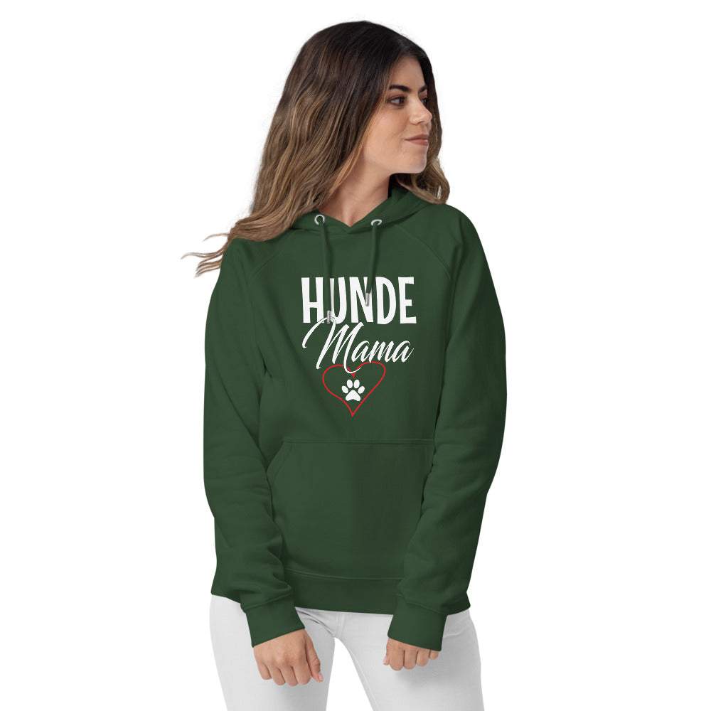 Hunde Mama - Damen Premium Bio Hoodie Kapuzenpullover
