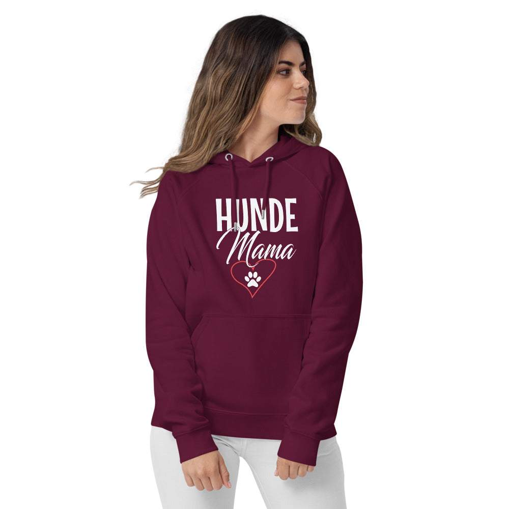 Hunde Mama - Damen Premium Bio Hoodie Kapuzenpullover