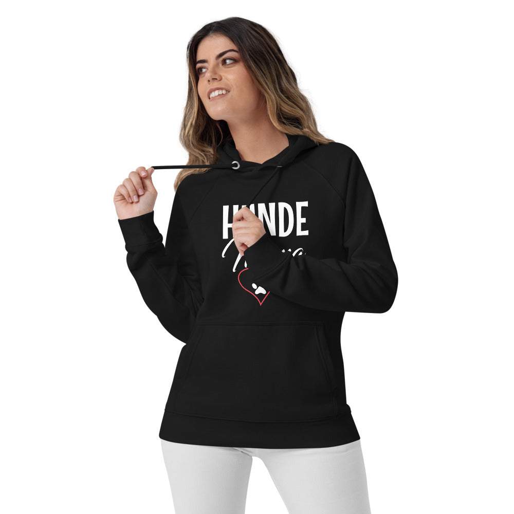 Hunde Mama - Damen Premium Bio Hoodie Kapuzenpullover