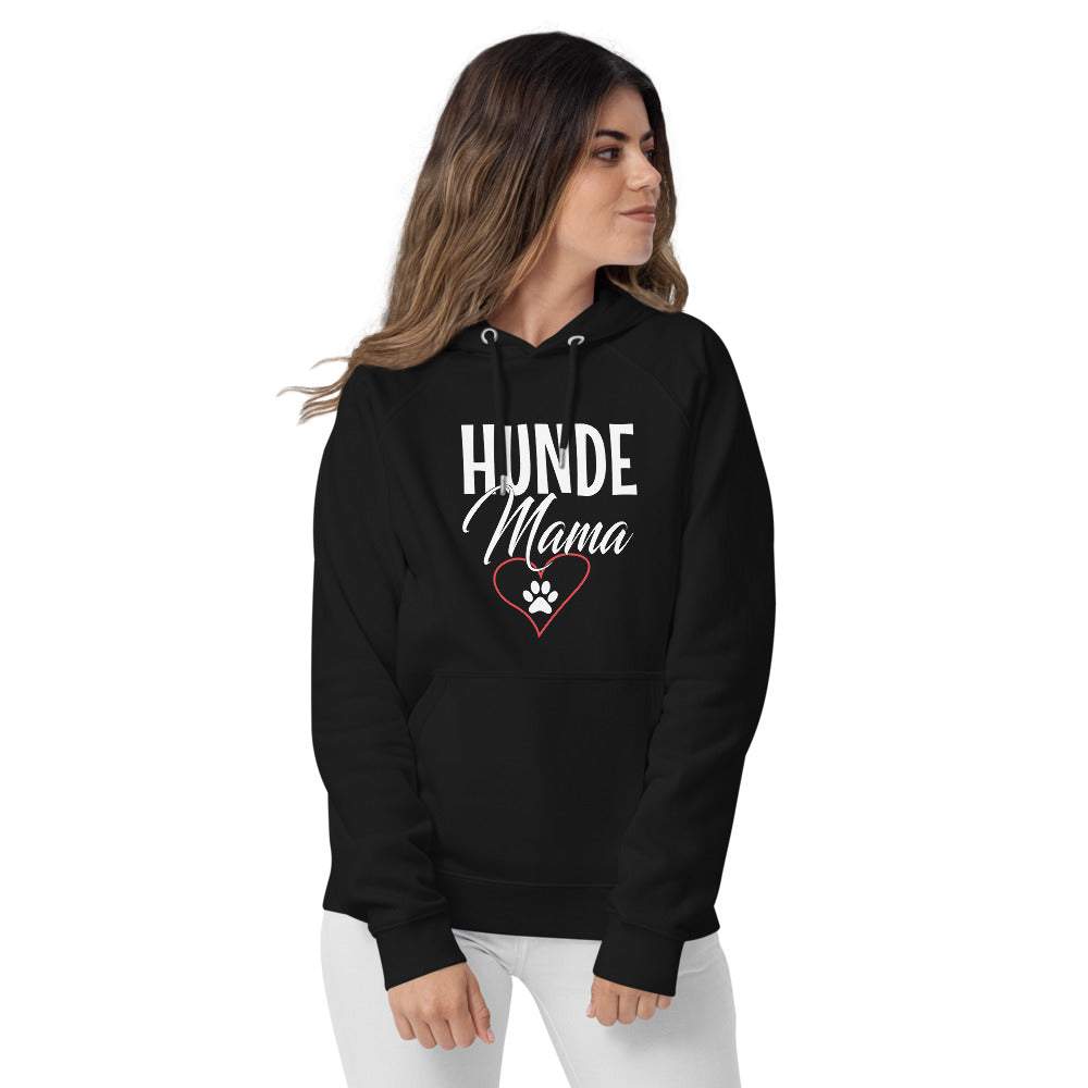 Hunde Mama - Damen Premium Bio Hoodie Kapuzenpullover