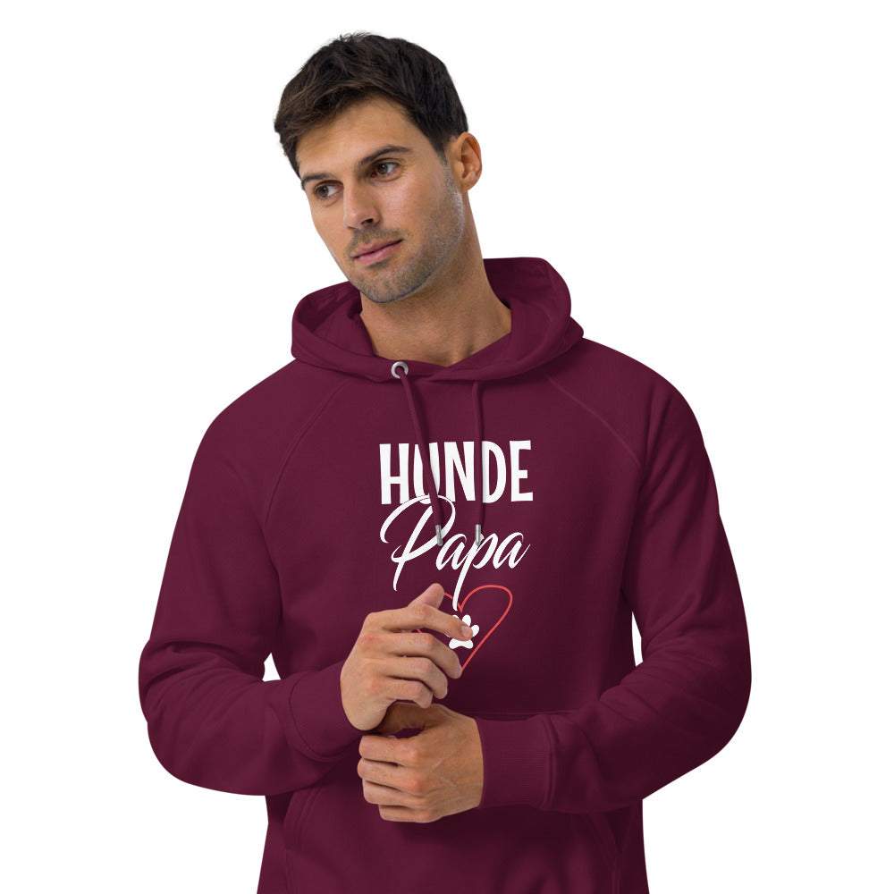 Hunde Papa - Herren Premium Bio Hoodie Kapuzenpullover