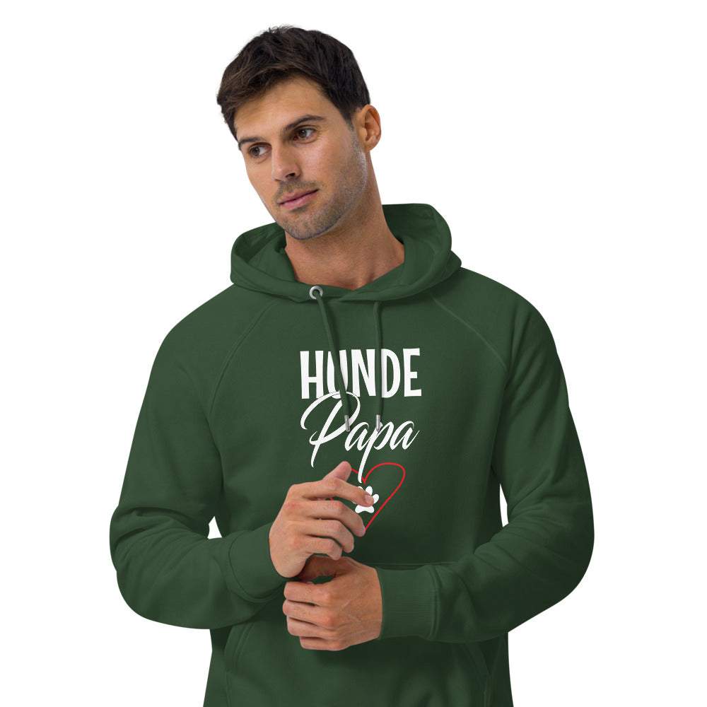 Hunde Papa - Herren Premium Bio Hoodie Kapuzenpullover