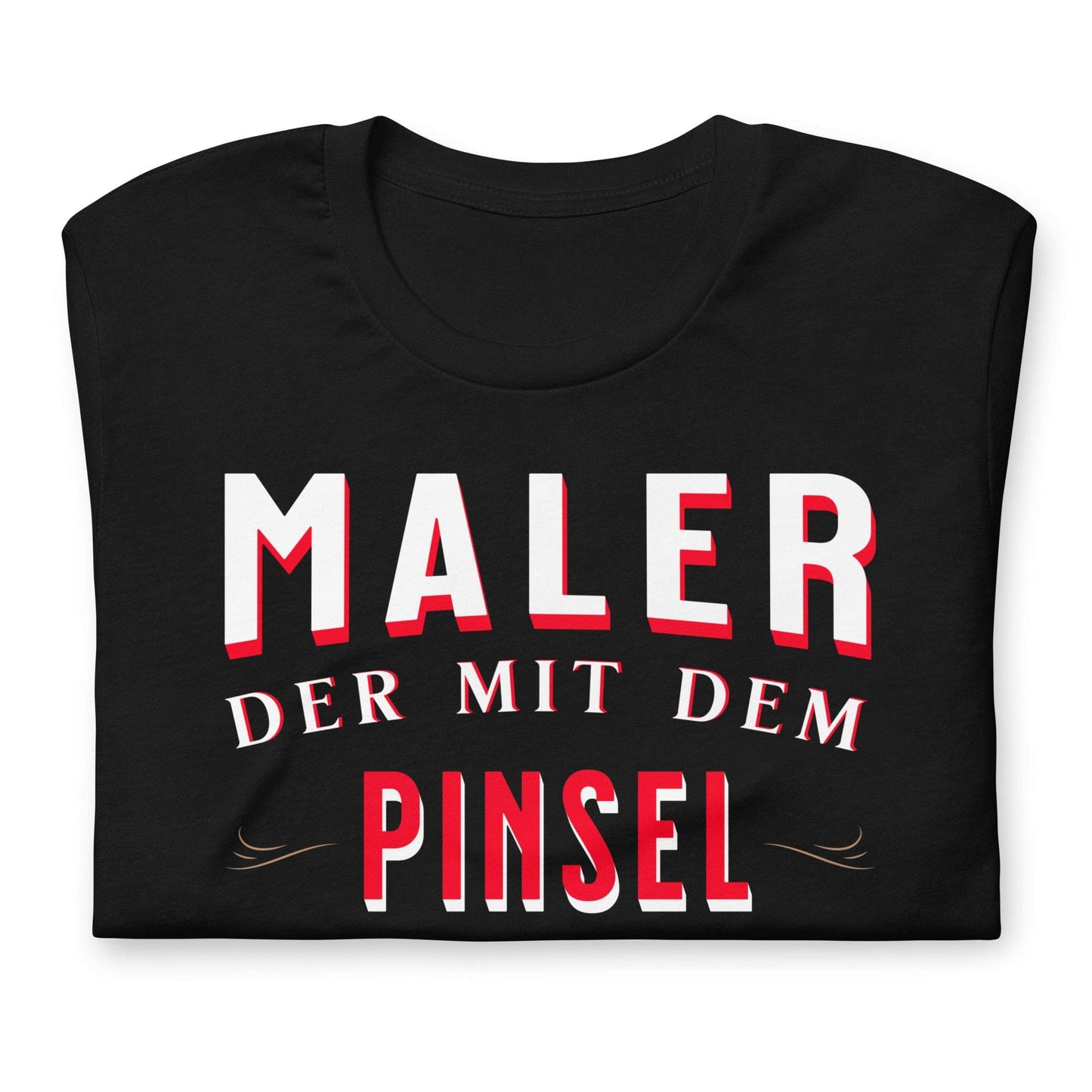 Maler der mit dem Pinsel wedelt - Essentielles schwarzes