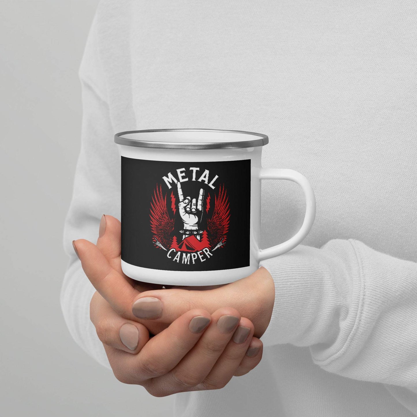 Metal Camper - Emailletasse - Tasse