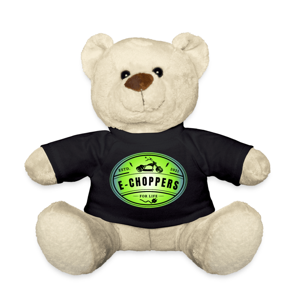 Niedlich und treu: Der E-Chopper Plüschteddy mit T-Shirt