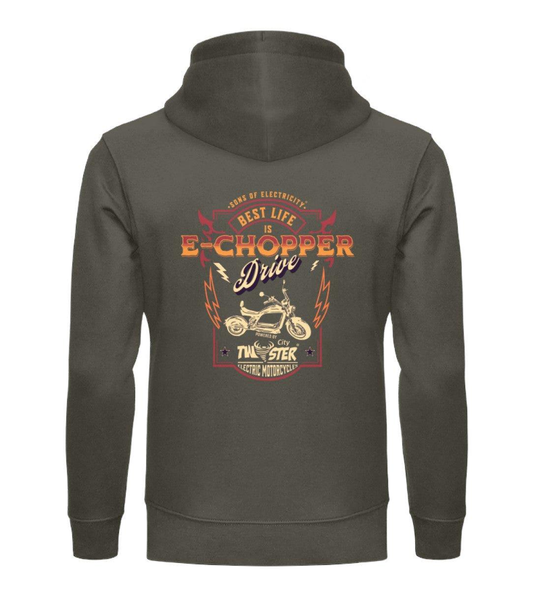 Organic Premium E-Chopper Hoodie: SONS OF ELECTRICITY- Best