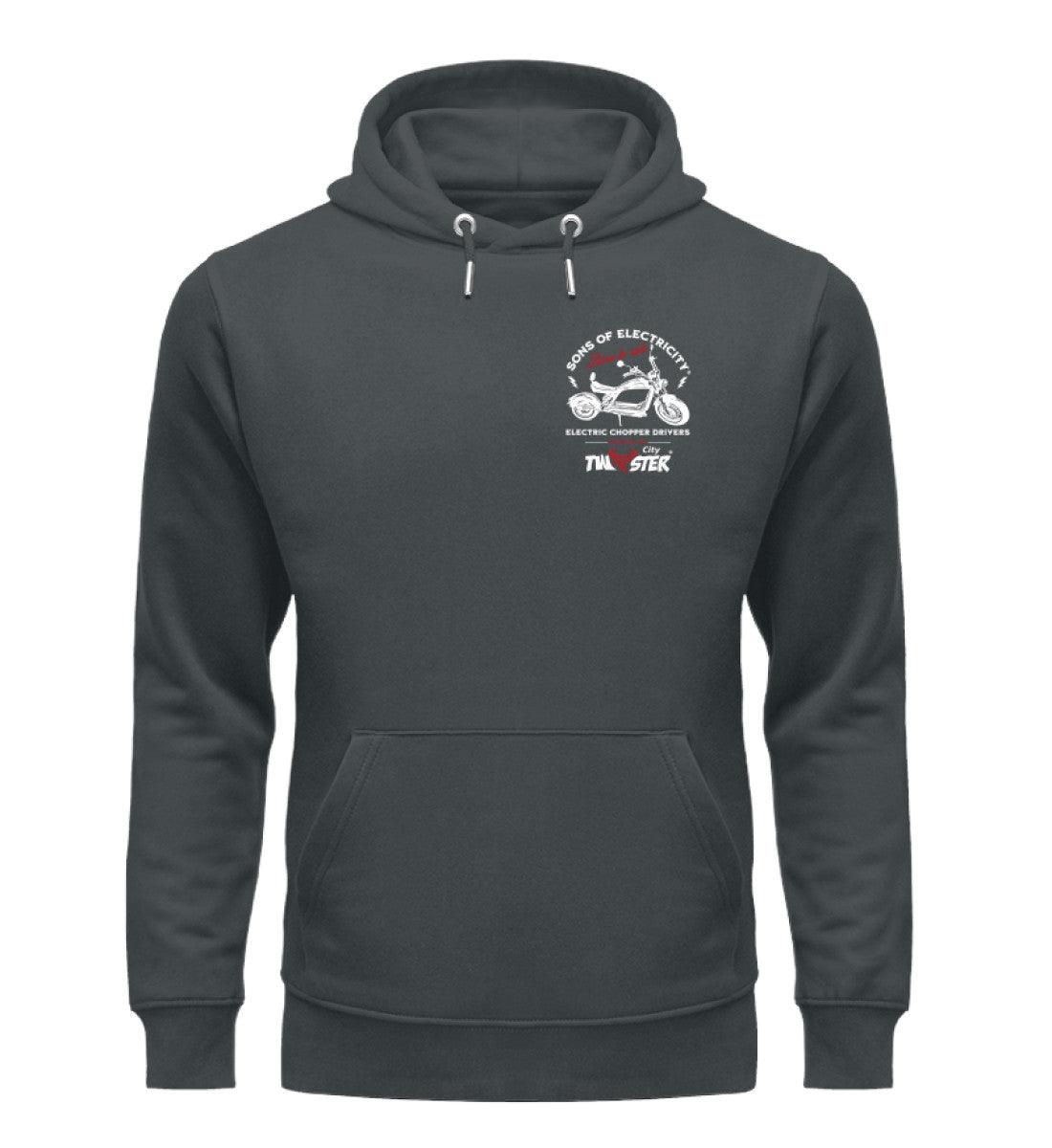 Organic Premium E-Chopper Hoodie: SONS OF ELECTRICITY - Born
